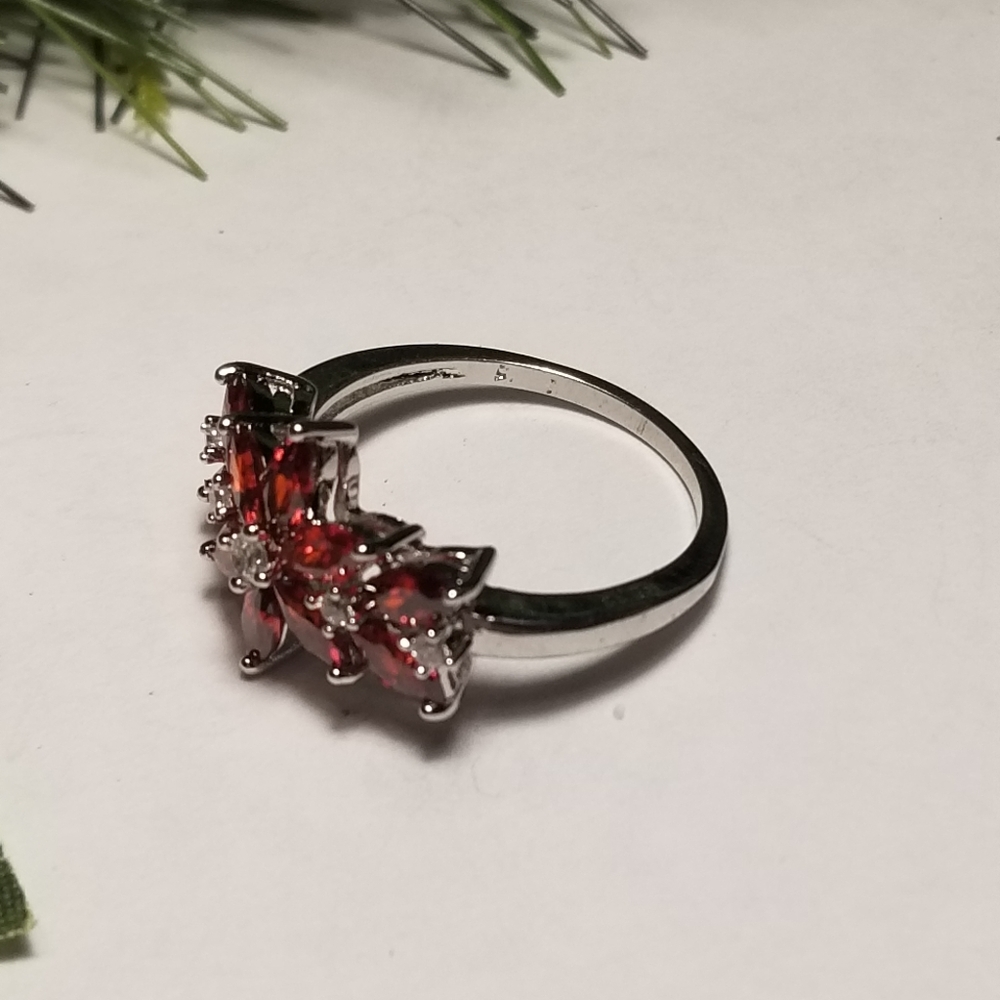 Gorgeous Garnet 925 Ring - Picture 4 of 7